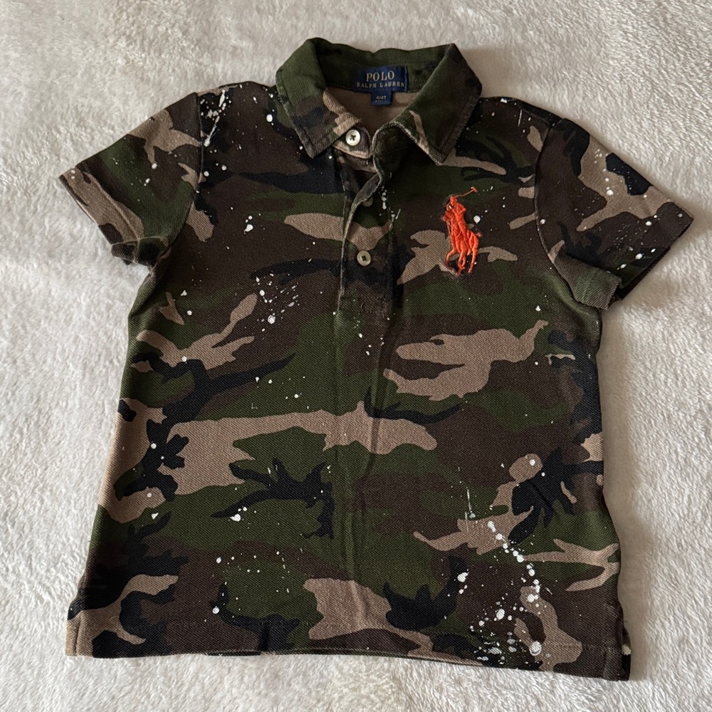Polo by Ralph Lauren Kids Camouflage Polo (4T)
